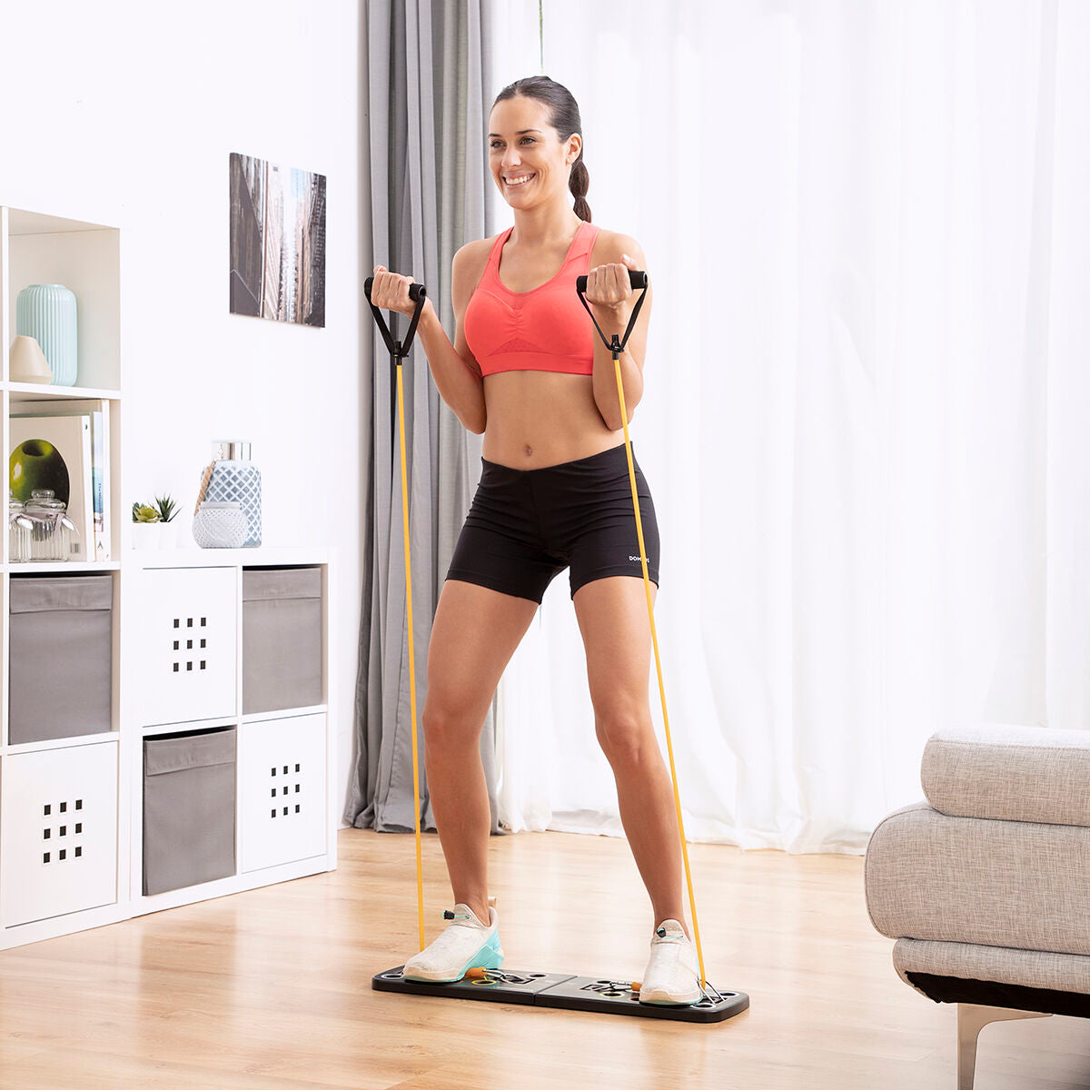 Push-up Bord met Weerstandsbanden en Oefenhandleiding
