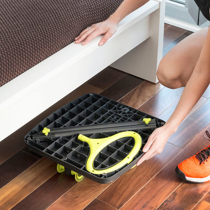 Fitnessplatform voor billen en benen met oefenhandleiding