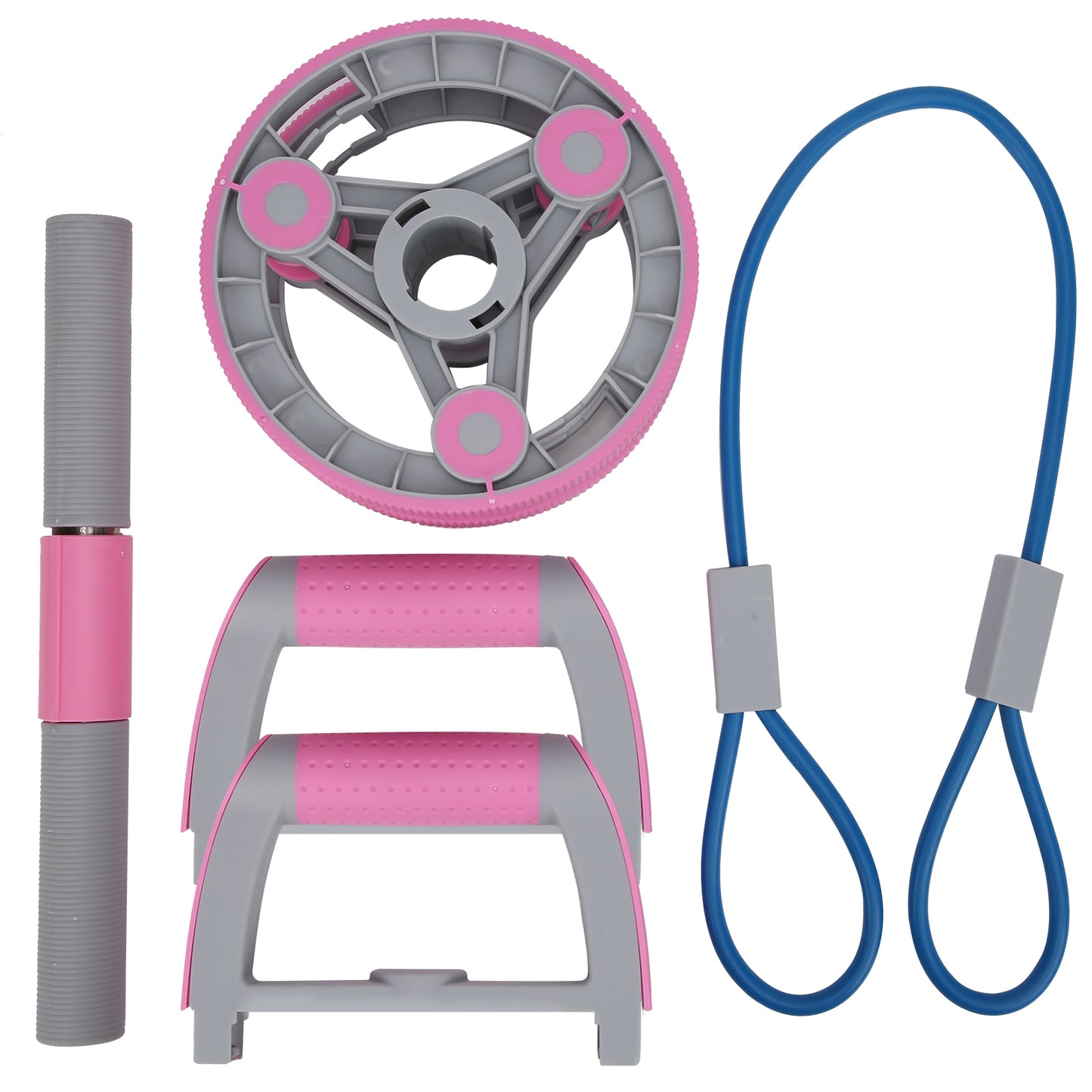 Multifunctionele Buikspierwiel met Trekband Set voor Gym Fitness Training