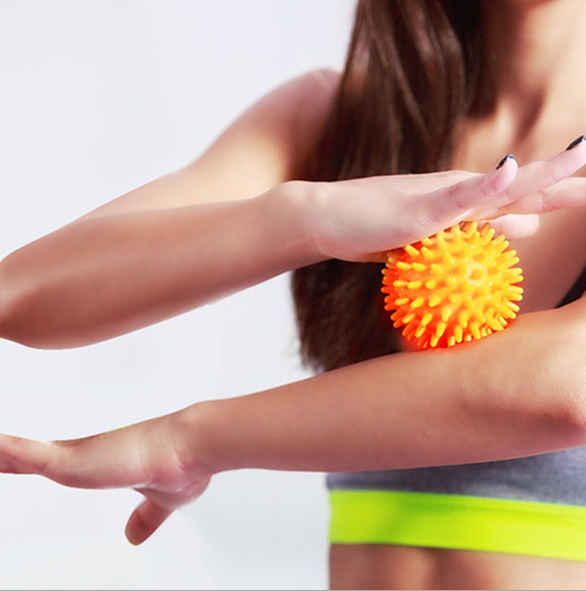 Draagbare Trainingsgreep Fitness PVC Hand Trigger Point Massagebal