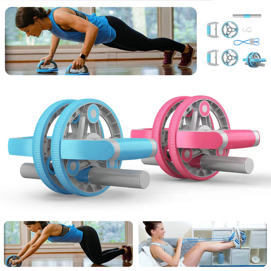 Multifunctionele Buikspierwiel met Trekband Set voor Gym Fitness Training