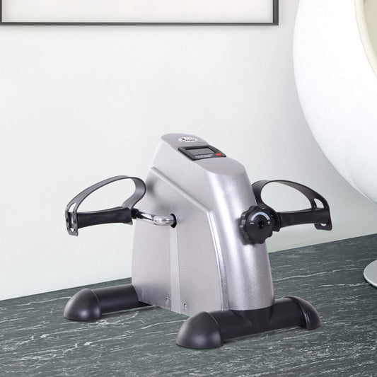 Soozier Pedal Exerciser Draagbare Mini Fiets voor Binnen – Fitness voor Armen
